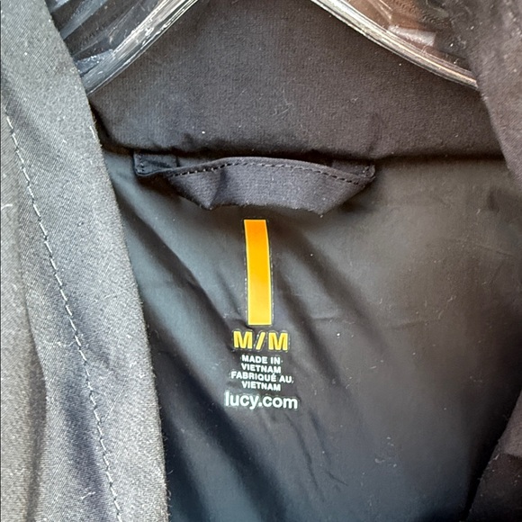 Lucy Black Puffer Jacket with Asymmetrical Zipper - Picture 4 of 6